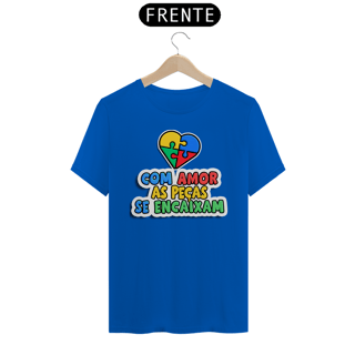 Nome do produto Camiseta Unissex Com Amor As Peças Se Encaixam