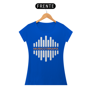 Nome do produto Camiseta Baby Long Musicoterapia - Versão Estampa Branca