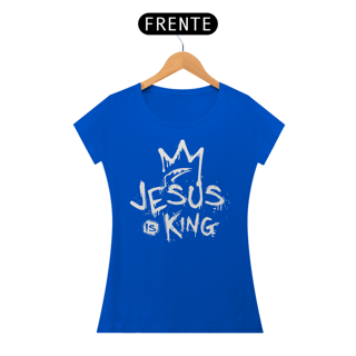 Nome do produto Camiseta Baby Long - Jesus Is King