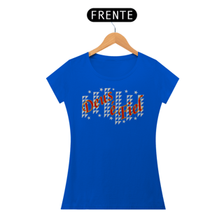 Nome do produto Camiseta Baby Long - Deus É Fiel