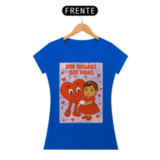 Nome do produto Camiseta Baby Long - Doe Órgãos - Doe Vidas