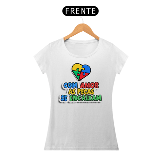 Nome do produto Camiseta Baby Long Com Amor As Peças Se Encaixam