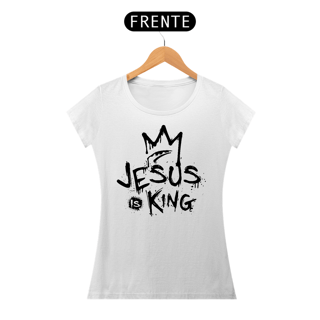 Nome do produto Camiseta Baby Long - Jesus Is King