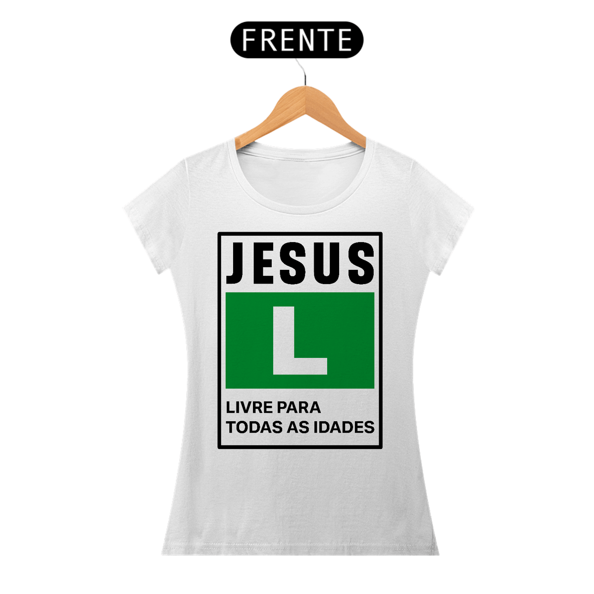 Nome do produto: Camiseta Baby Long - Jesus - Classificação - Livre Para Todas as Idades