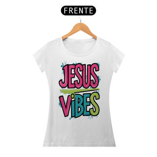 Nome do produto Camiseta Baby Long - Jesus Vibes