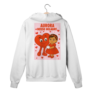 Nome do produto Moletom Canguru Com Zíper - Aurora - Nosso Milagre