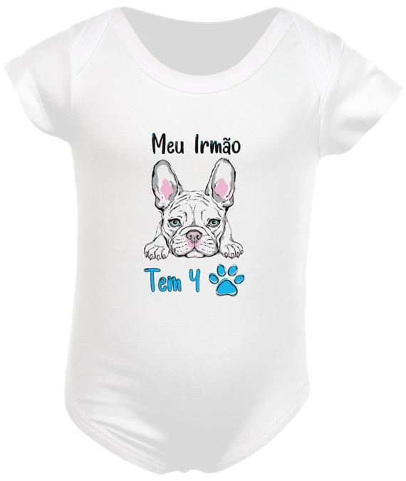 Body Infantil - Meu Irmão Tem 4 Patas