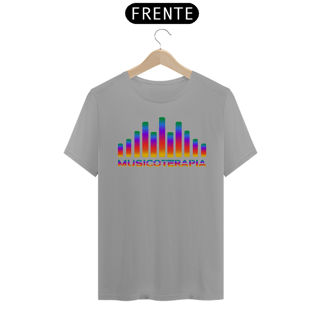 Nome do produto Camiseta Unissex Musicoterapia - Versão Estampa Colorida