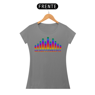 Nome do produto Camiseta Baby Long Musicoterapia - Versão Estampa Colorida