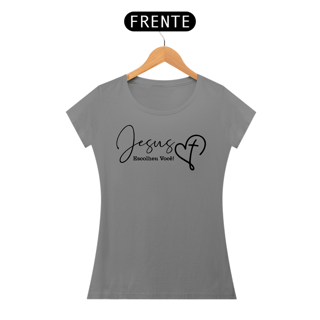 Nome do produto Camiseta Baby Long - Jesus Escolheu Você