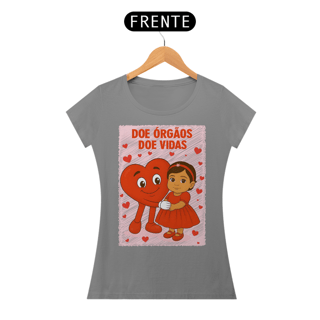 Nome do produto Camiseta Baby Long - Doe Órgãos - Doe Vidas
