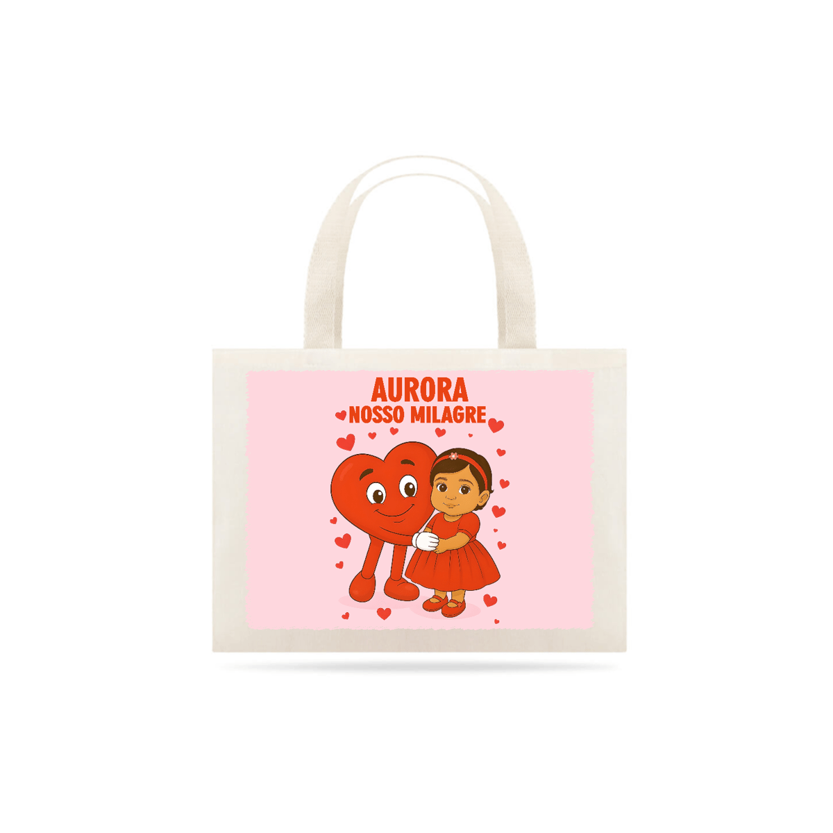 Nome do produto: Sacola Ecobag - Aurora - Nosso Milagre