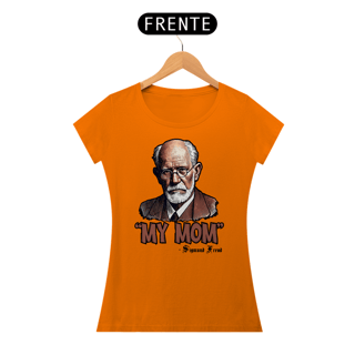 Nome do produto Camiseta Baby Long My Mom Sigmund Freud