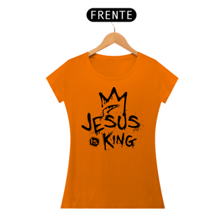 Nome do produto Camiseta Baby Long - Jesus Is King