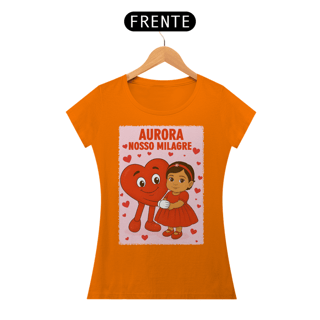 Nome do produto Camiseta Baby Long - Aurora - Nosso Milagre