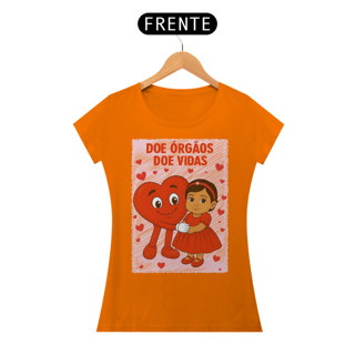 Nome do produto Camiseta Baby Long - Doe Órgãos - Doe Vidas