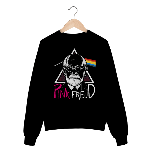 Moletom Fechado Pink Freud