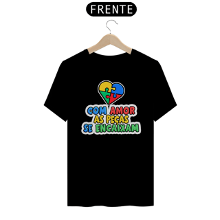 Nome do produto Camiseta Unissex Com Amor As Peças Se Encaixam