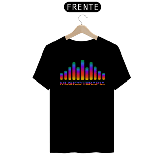 Nome do produto Camiseta Unissex Musicoterapia - Versão Estampa Colorida