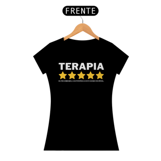 Nome do produto Camiseta Baby Long - Terapia - Eu Recomendo