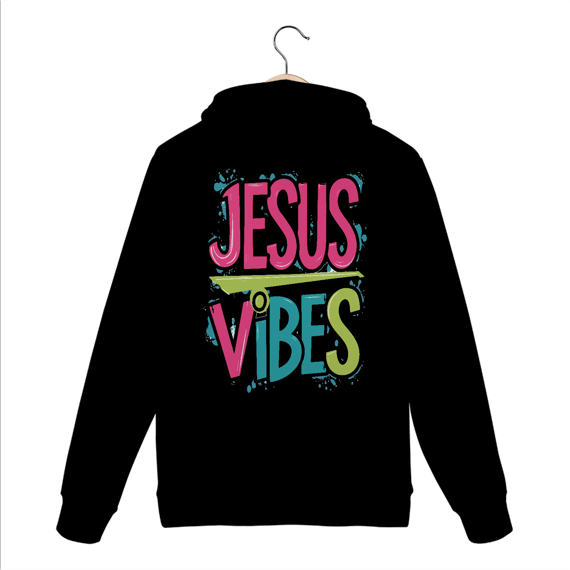 Moletom Canguru - Jesus Vibes