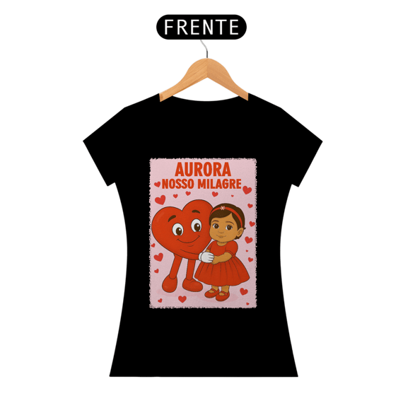 Camiseta Baby Long - Aurora - Nosso Milagre