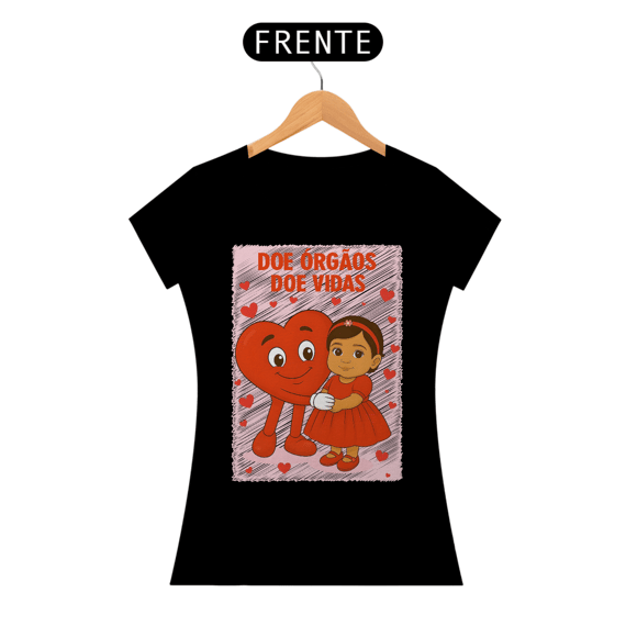 Camiseta Baby Long - Doe Órgãos - Doe Vidas