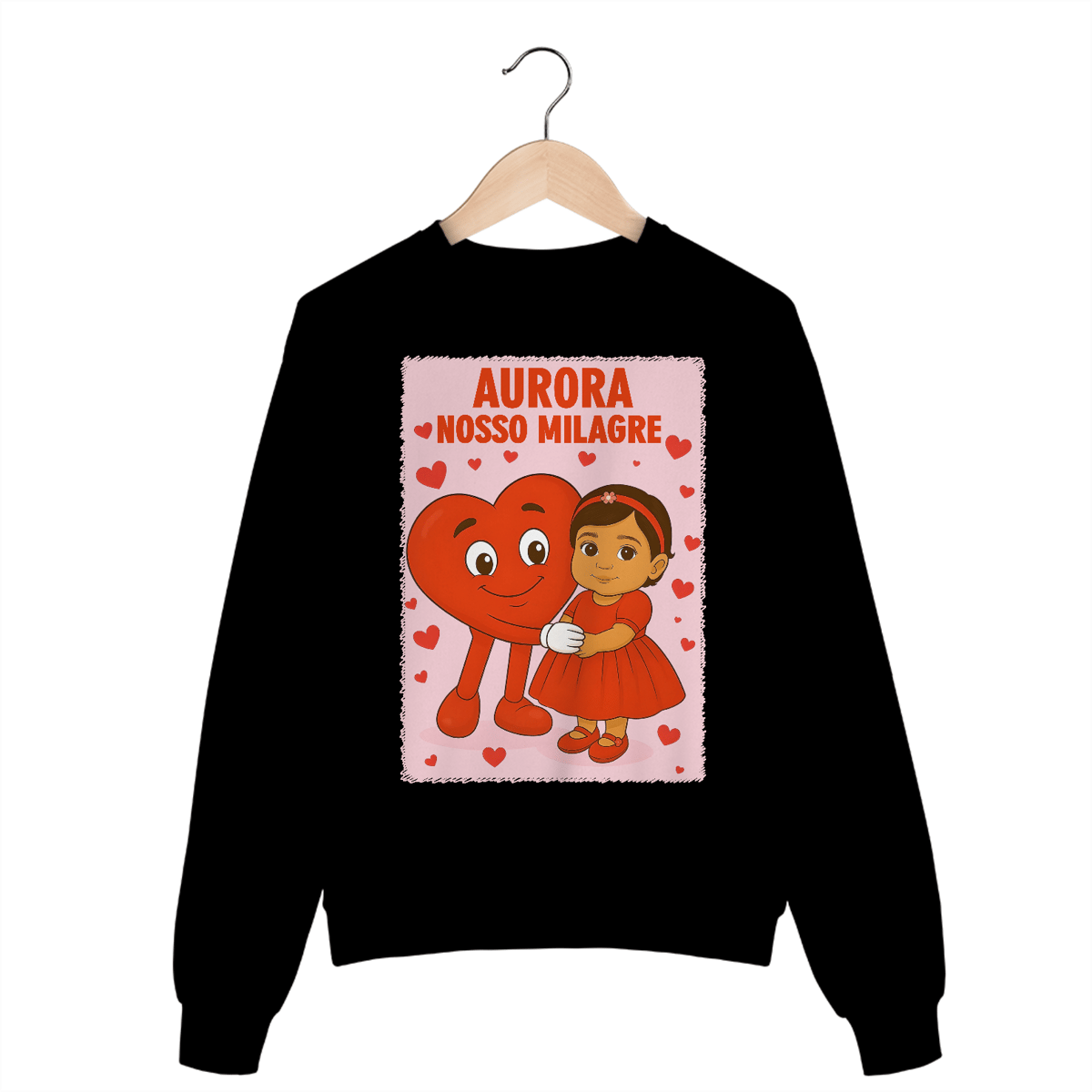 Nome do produto: Moletom Fechado - Aurora - Nosso Milagre