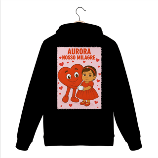 Nome do produto Moletom Canguru - Aurora - Nosso Milagre