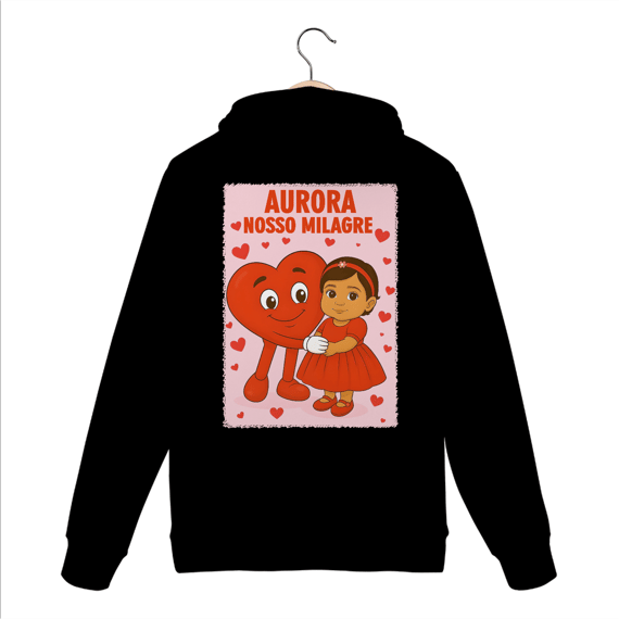 Moletom Canguru - Aurora - Nosso Milagre