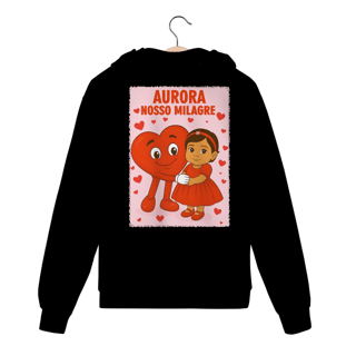 Nome do produto Moletom Canguru Com Zíper - Aurora - Nosso Milagre