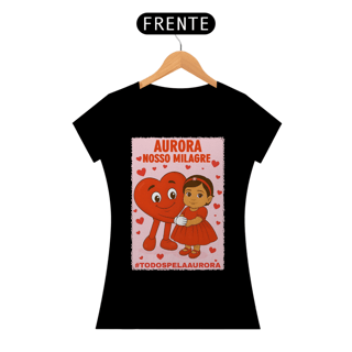 Camiseta Baby Long - Aurora - Nosso Milagre - #TODOSPELAAURORA