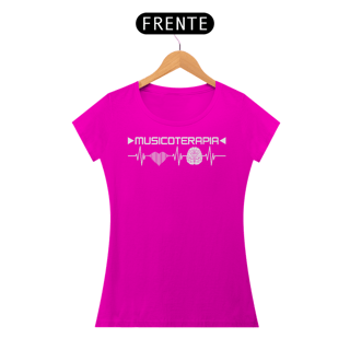 Nome do produto Camiseta Baby Long Musicoterapia Batimentos Cardíacos Conexão Coração e Cérebro - Versão Estampa Branca