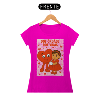 Nome do produto Camiseta Baby Long - Doe Órgãos - Doe Vidas