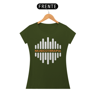 Nome do produto Camiseta Baby Long Musicoterapia - Versão Estampa Branca