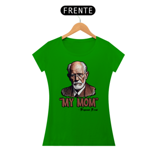 Nome do produto Camiseta Baby Long My Mom Sigmund Freud