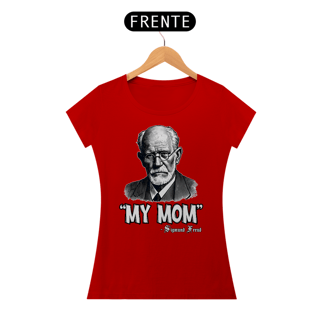 Nome do produto Camiseta Baby Long My Mom Sigmund Freud