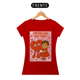 Nome do produto Camiseta Baby Long - Doe Órgãos - Doe Vidas