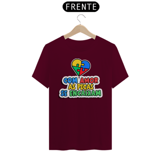 Nome do produto Camiseta Unissex Com Amor As Peças Se Encaixam