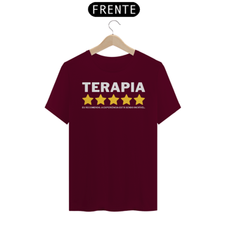 Nome do produto Camiseta Unissex - Terapia - Eu Recomendo