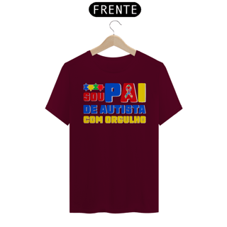 Nome do produto Camiseta Unissex - Sou Pai de Autista Com Orgulho