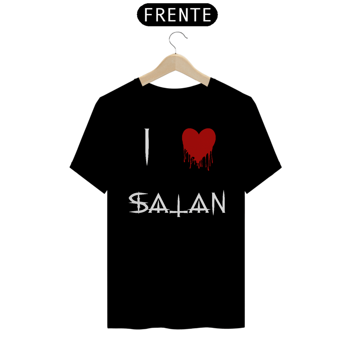 Nome do produto: Camiseta I Love Satan V2