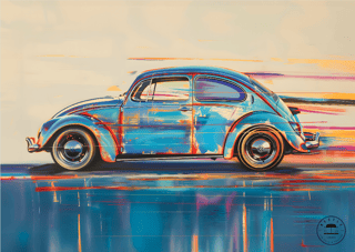 Nome do produto Poster Fusca Pop Art