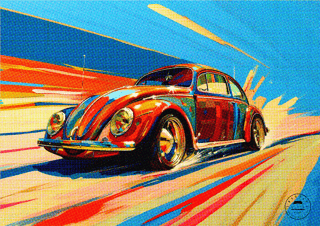 Nome do produto Poster Fusca High Speed