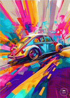 Nome do produto Poster Fusca Pop Art