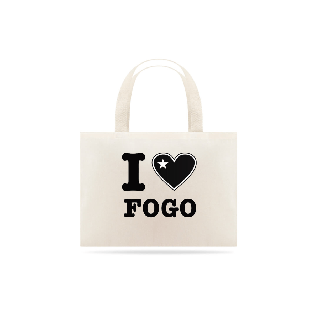 Nome do produto: Eco Bag Grande I LOVE FOGO