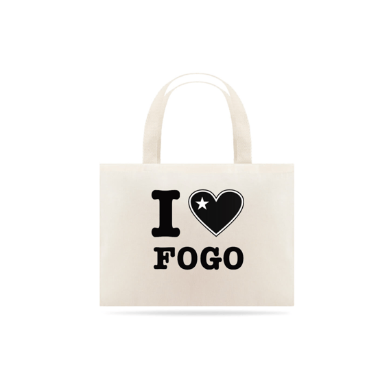 Eco Bag Grande I LOVE FOGO