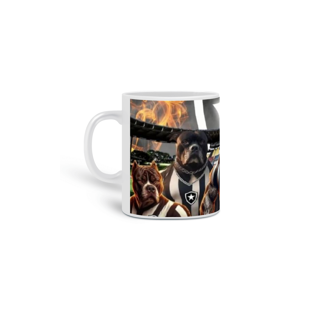 Nome do produto: CANECA BOTAFOGO PITBULLS