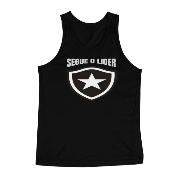 CAMISETA PRETA BOTAFOGO SEGUE O LÍDER