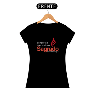 Nome do produto CAMISETA FEMININA SAGRADO PRETA